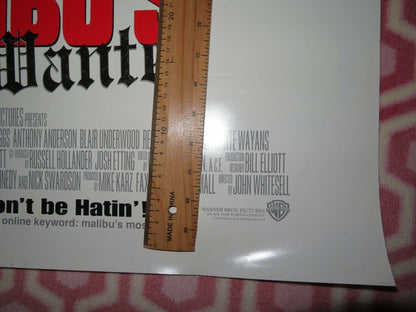 MALIBU'S MOST WANTED US ROLLED POSTER SNOOP DOGG JAMIE KENNEDY 2003 Movie posters