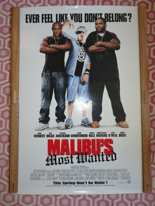 MALIBU'S MOST WANTED US ROLLED POSTER SNOOP DOGG JAMIE KENNEDY 2003 Movie posters