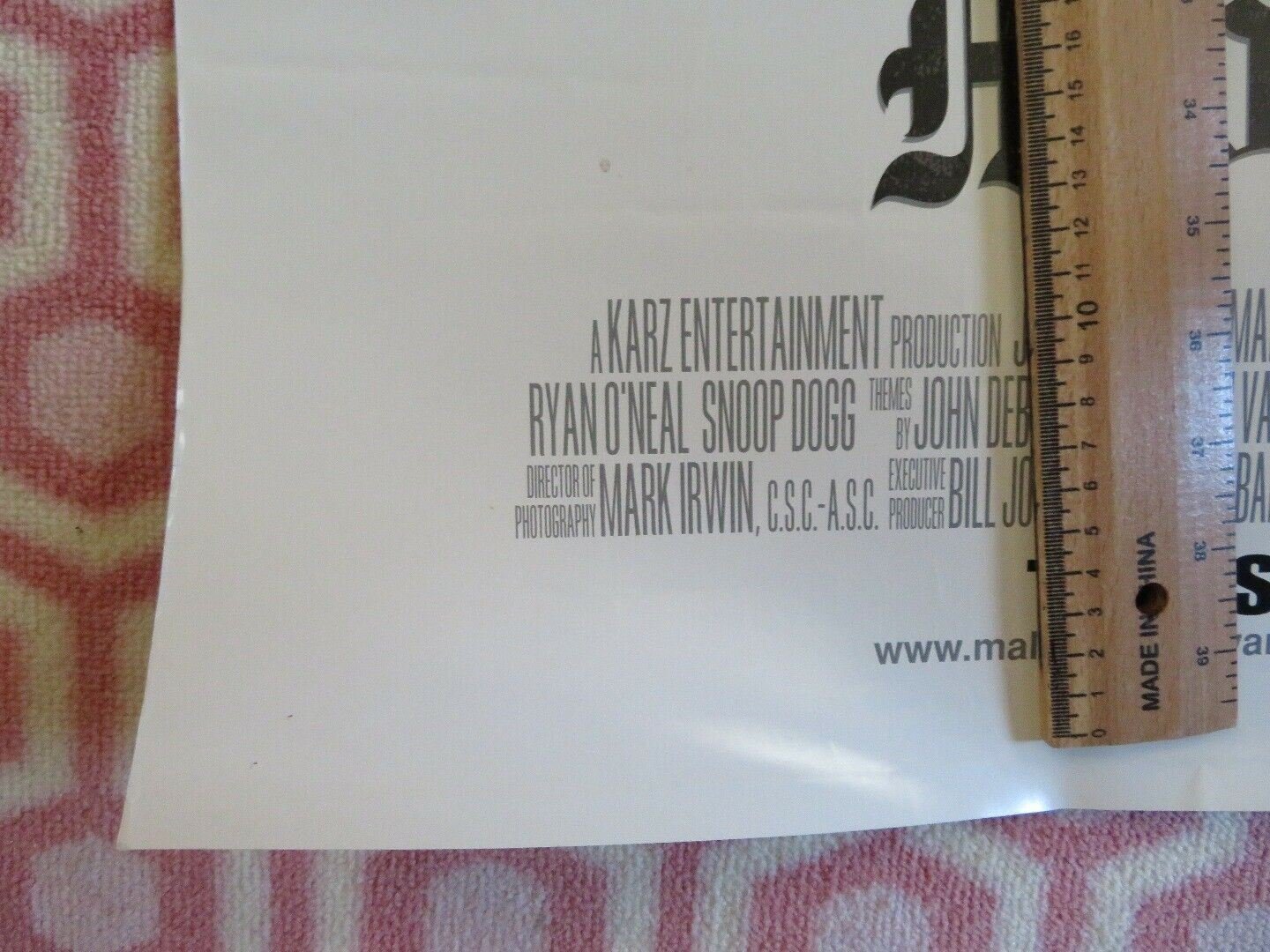 MALIBU'S MOST WANTED US ROLLED POSTER SNOOP DOGG JAMIE KENNEDY 2003 Movie posters