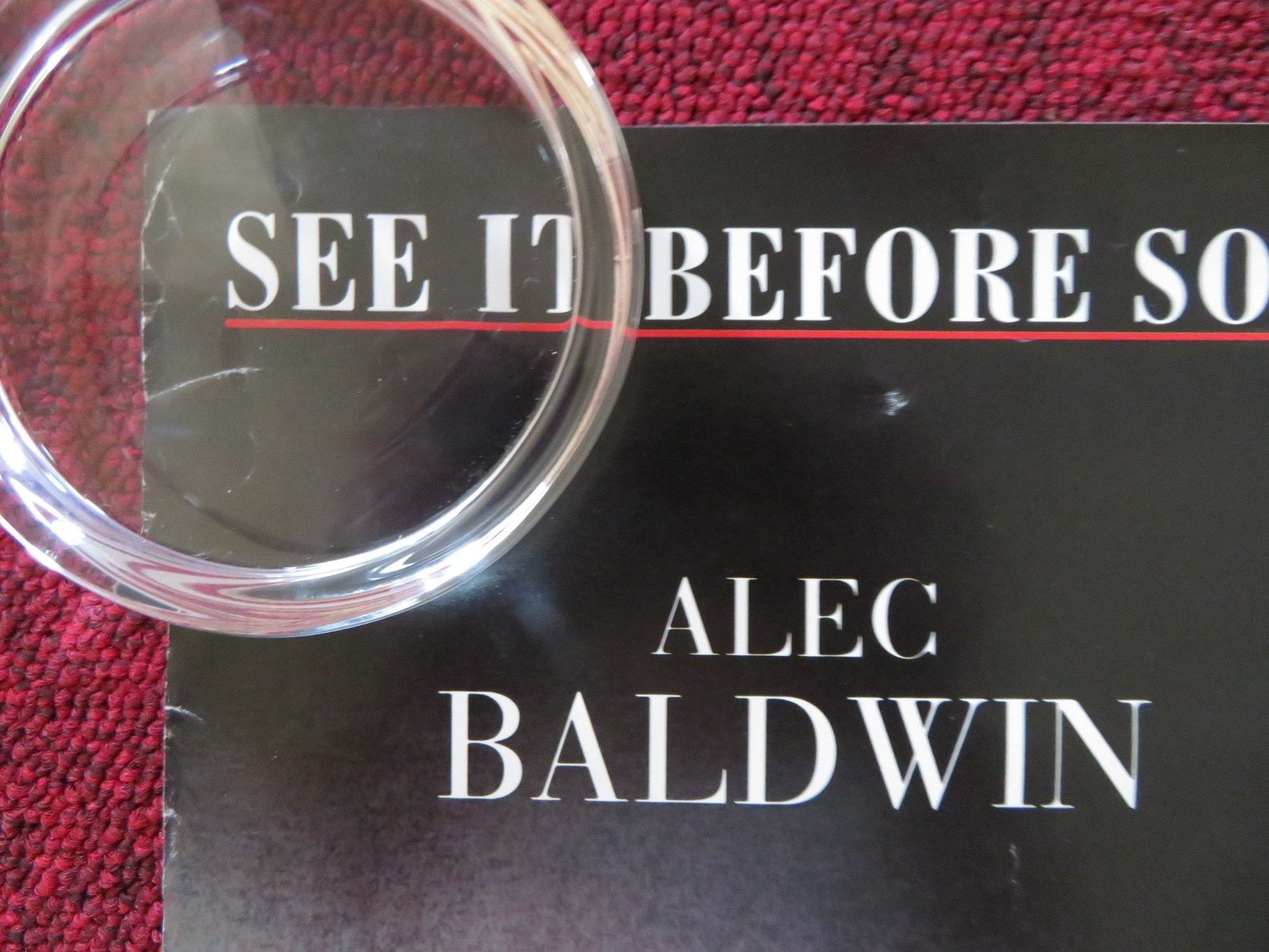 MALICE VHS VIDEO POSTER ALEC BALDWIN NICOLE KIDMAN BILL PULLMAN 1993 Rendezvous Cinema Movie posters