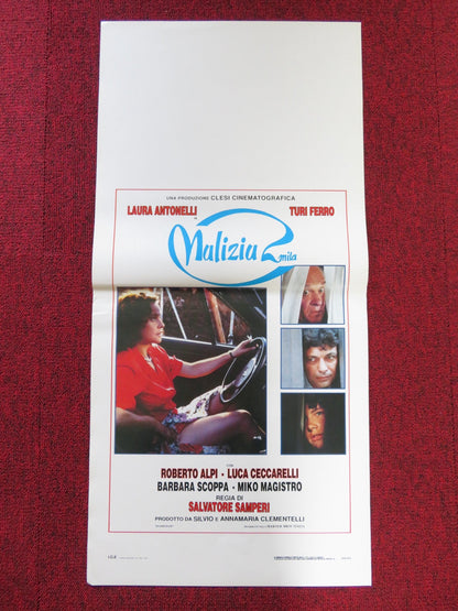 MALIZIA 2000 ITALIAN LOCANDINA POSTER LAURA ANTONELLI TURI FERRO 1991 Rendezvous Cinema Movie posters