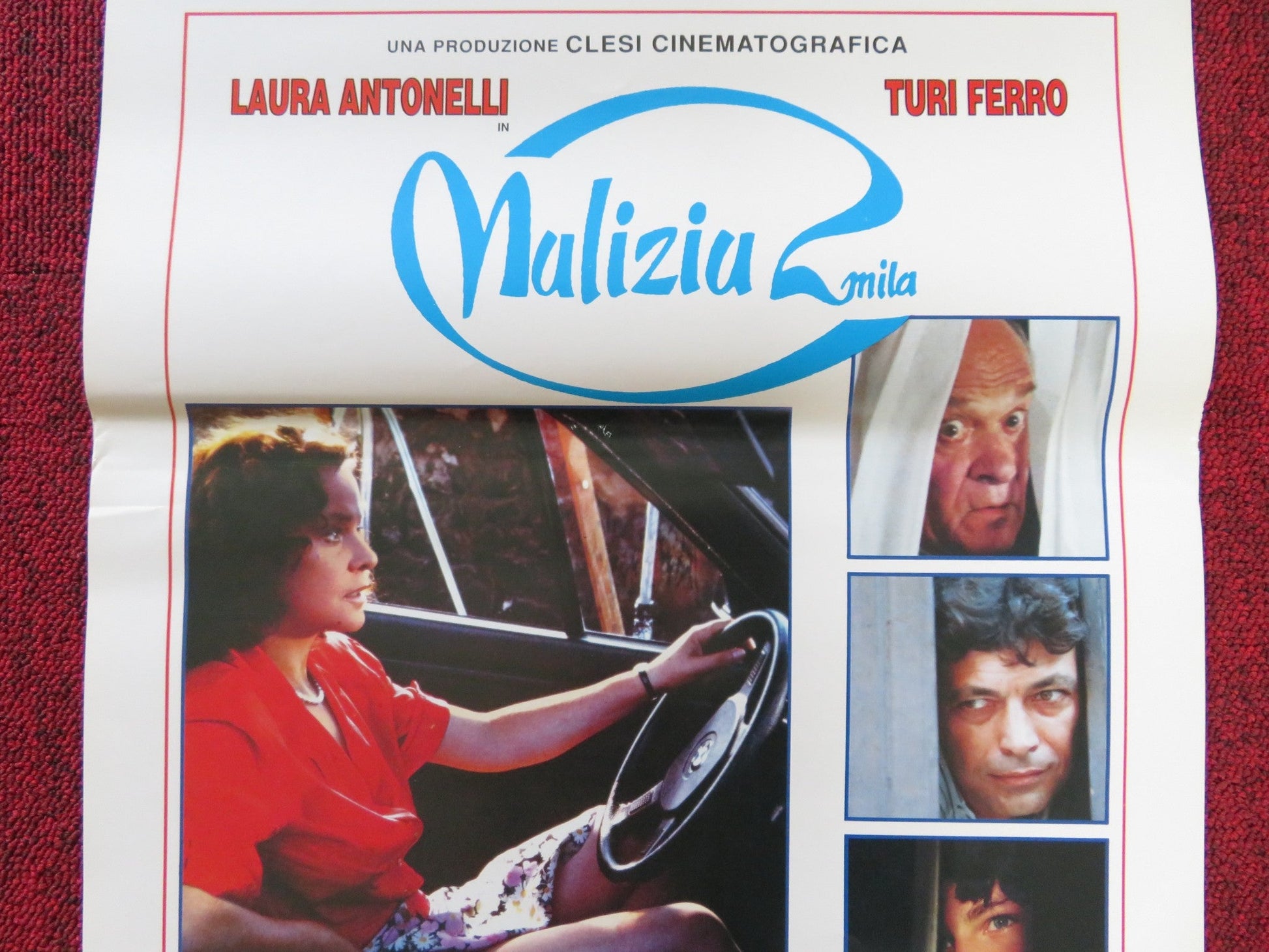 MALIZIA 2000 ITALIAN LOCANDINA POSTER LAURA ANTONELLI TURI FERRO 1991 Rendezvous Cinema Movie posters