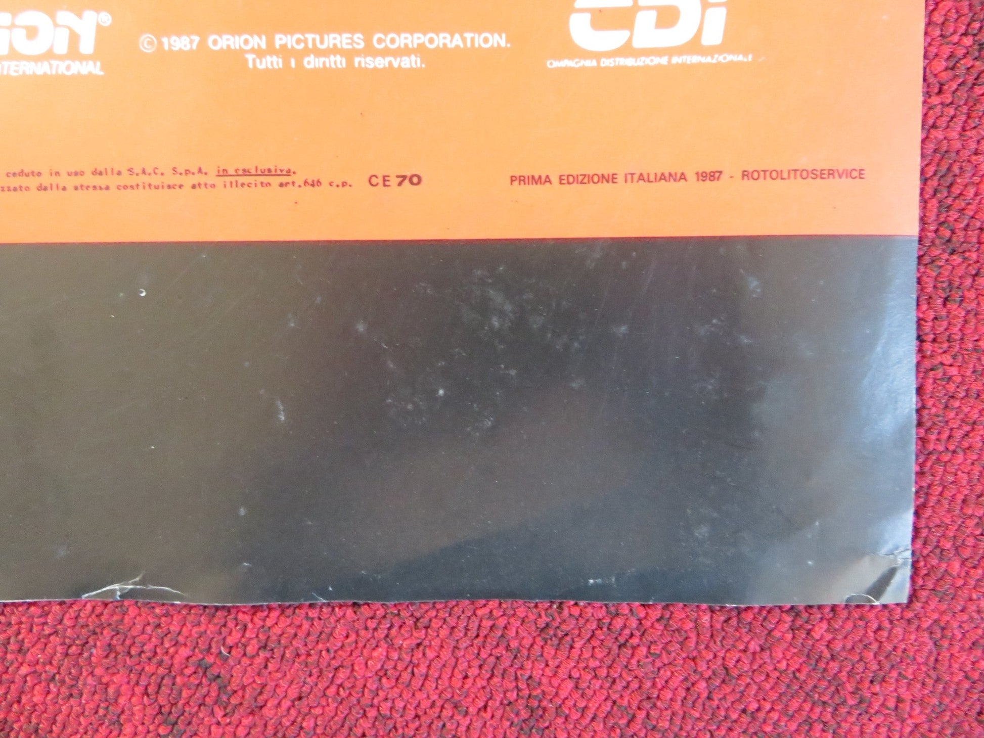 MALONE ITALIAN FOTOBUSTA POSTER BURT REYNOLDS KENNETH MCMILLAN 1987 Rendezvous Cinema Movie posters