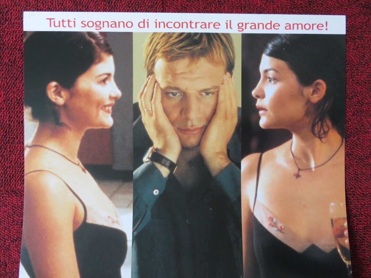M'AMA NON M'AMA ITALIAN LOCANDINA (25"x12.5") POSTER AUDREY TAUTOU 2002 Movie posters