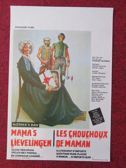MAMA'S LIEVELINGEN / MOTHER'S DAY BELGIUM (21"x14") POSTER DEBORAH LUCE 1980 Movie posters
