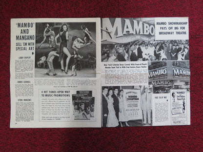 MAMBO UNCUT PARAMOUNT FOLDED PRESS BOOK SILVANA MANGANO VITTORIO GASSMAN 1954 Rendezvous Cinema Movie posters