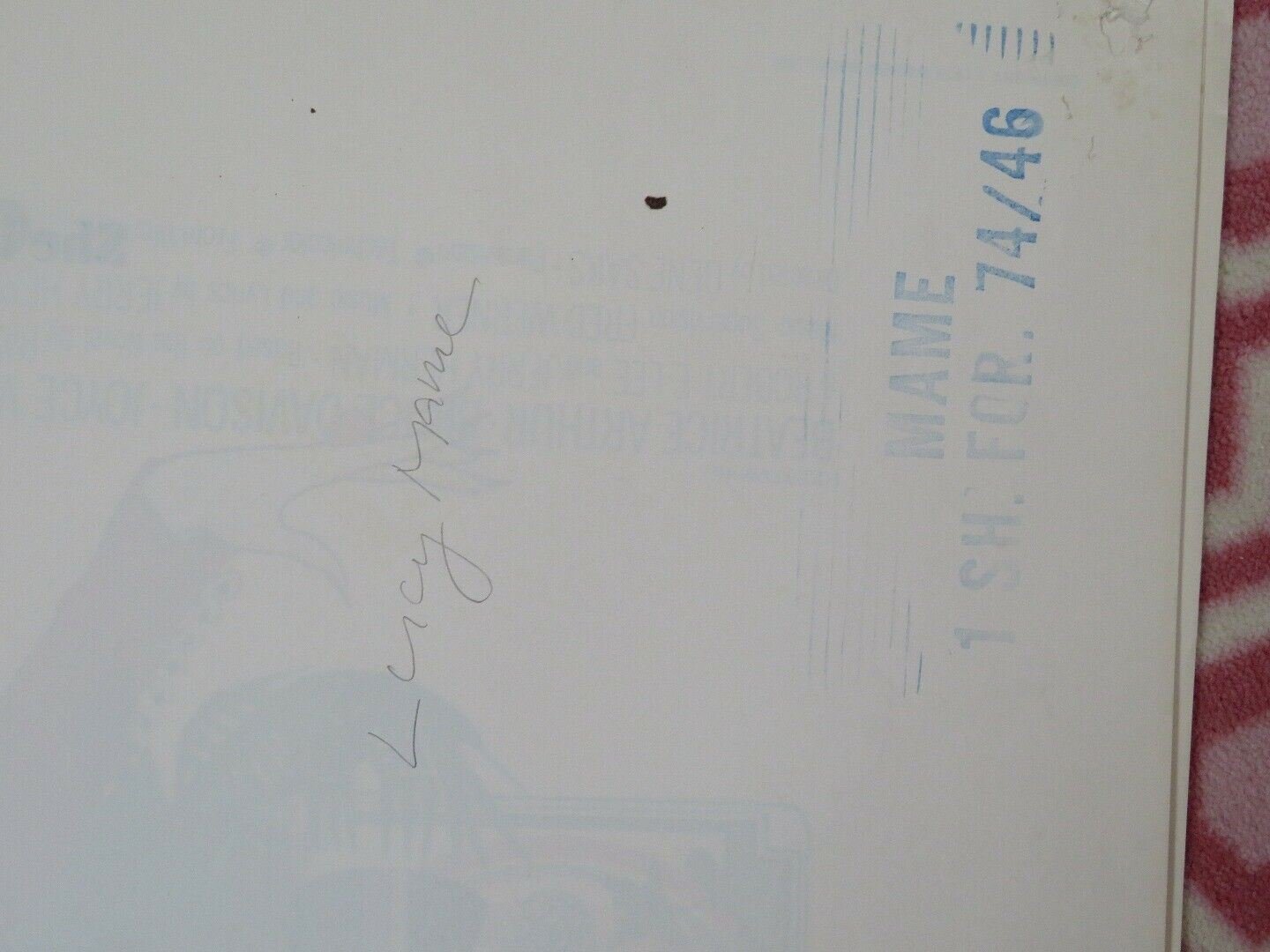 MAME US ONE SHEET POSTER LUCILLE BALL BRUCE DAVISON 1974 - Rendezvous Cinema