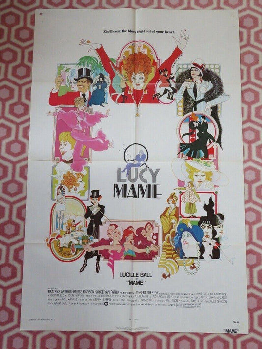 MAME US ONE SHEET POSTER LUCILLE BALL BRUCE DAVISON 1974 - Rendezvous Cinema
