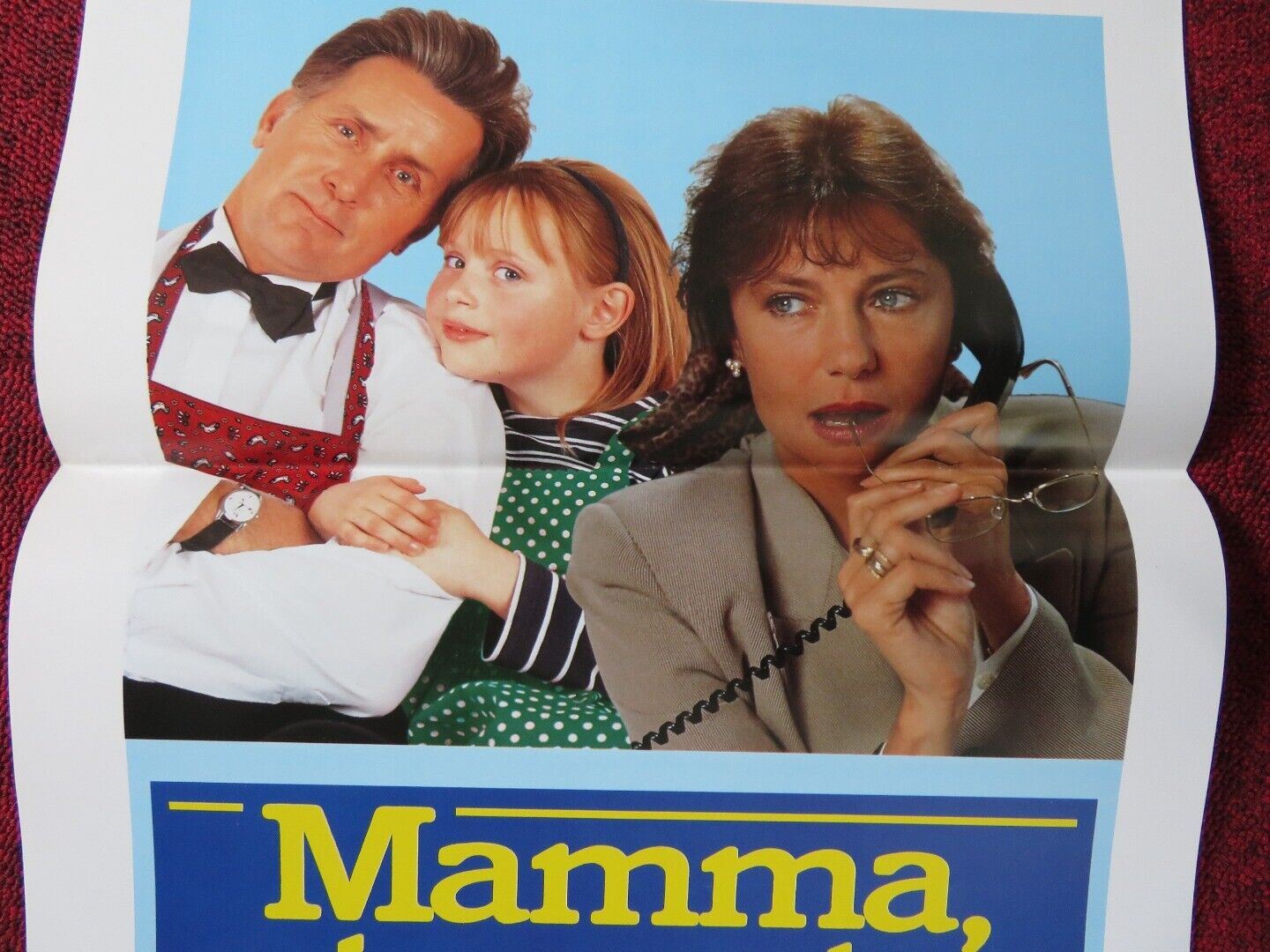 MAMMA MI COMPRI UN PAPA? ITALIAN LOCANDINA (27.5"x13") POSTER MARTIN SHEEN 1992 - Rendezvous Cinema