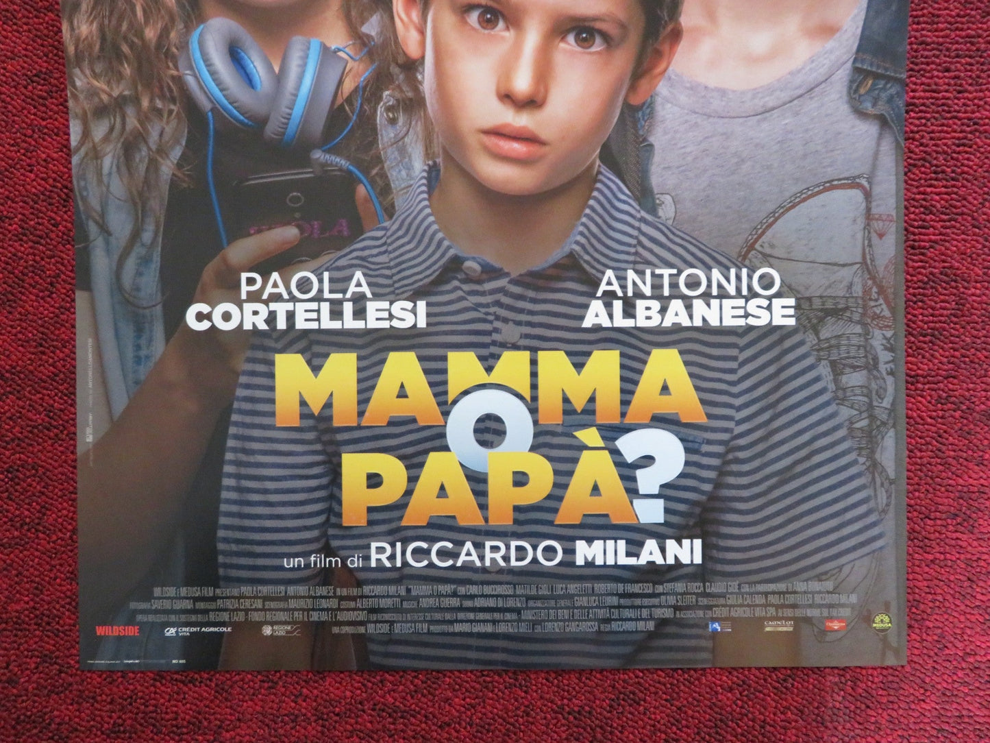 MAMMA O PAPA ? ITALIAN LOCANDINA POSTER ANTONIO ALBANESE PAOLA CORTELLESI 2017 Rendezvous Cinema Movie posters