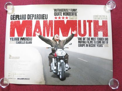 MAMMUTH UK QUAD ROLLED POSTER GERARD DEPARDIEU YOLANDE MOREAU 2010 Rendezvous Cinema Movie posters
