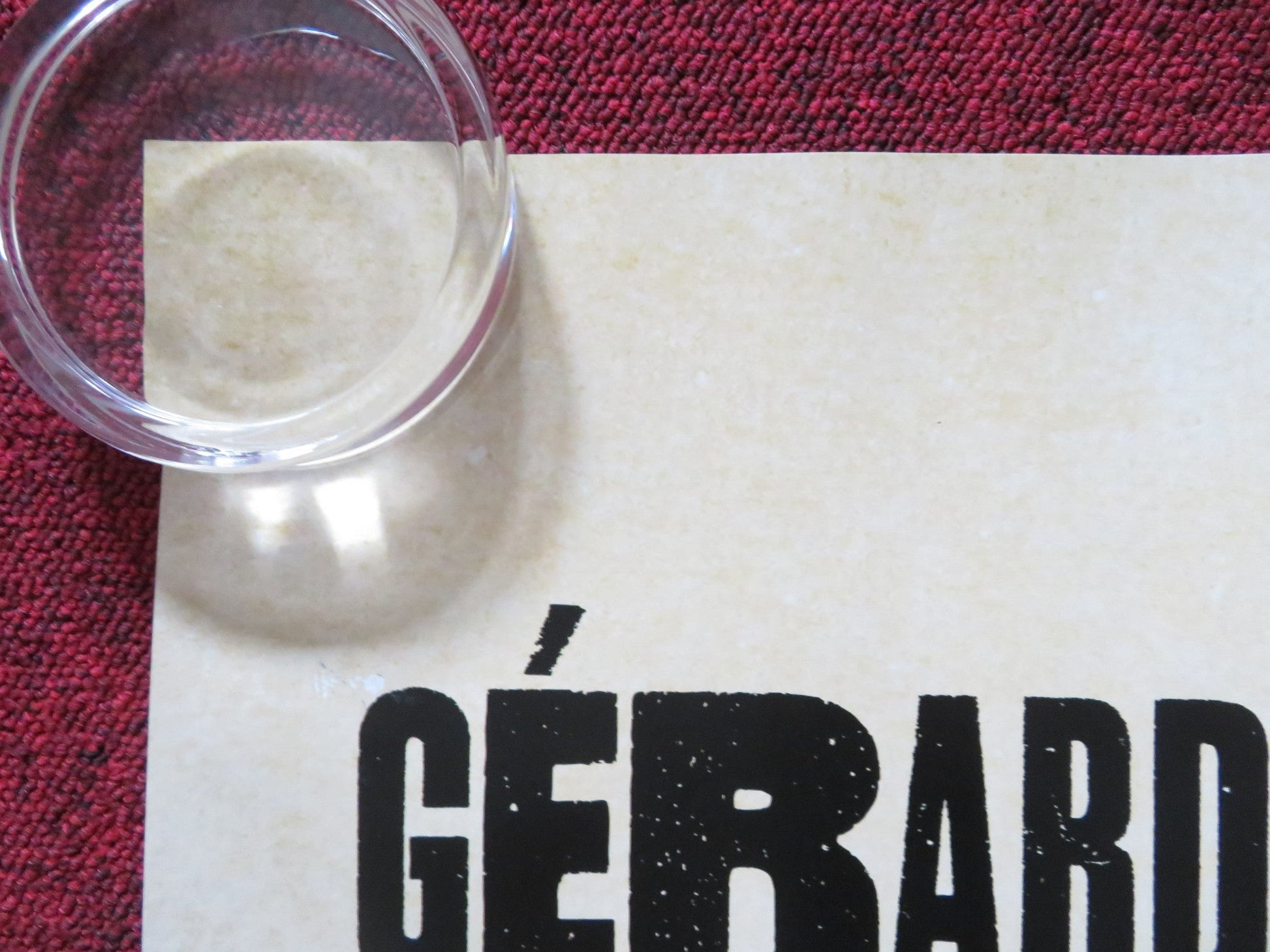 MAMMUTH UK QUAD ROLLED POSTER GERARD DEPARDIEU YOLANDE MOREAU 2010 Rendezvous Cinema Movie posters