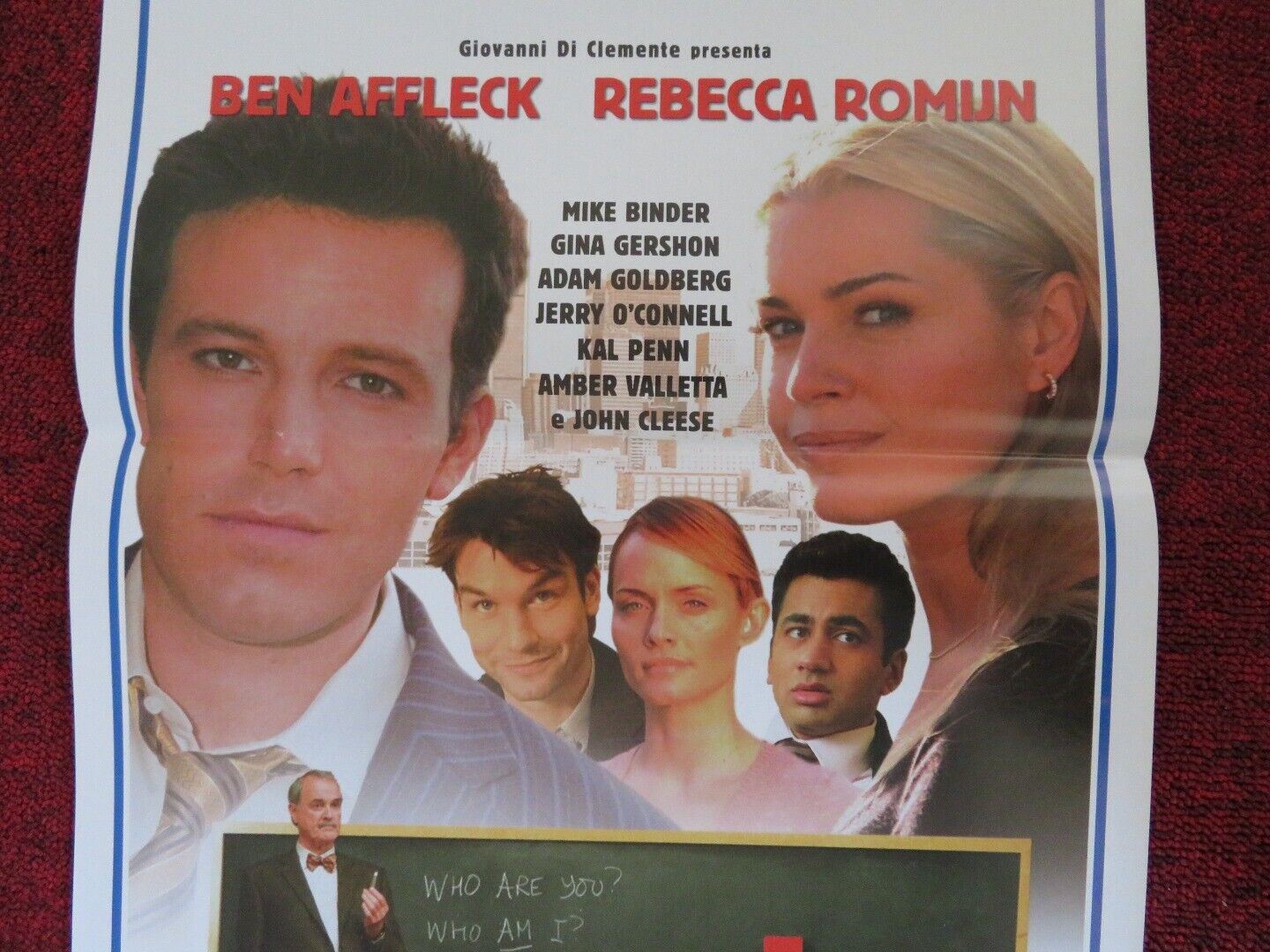 MAN ABOUT TOWN ITALIAN LOCANDINA (27.5"x13") POSTER BEN AFFLECK 2006 Movie posters