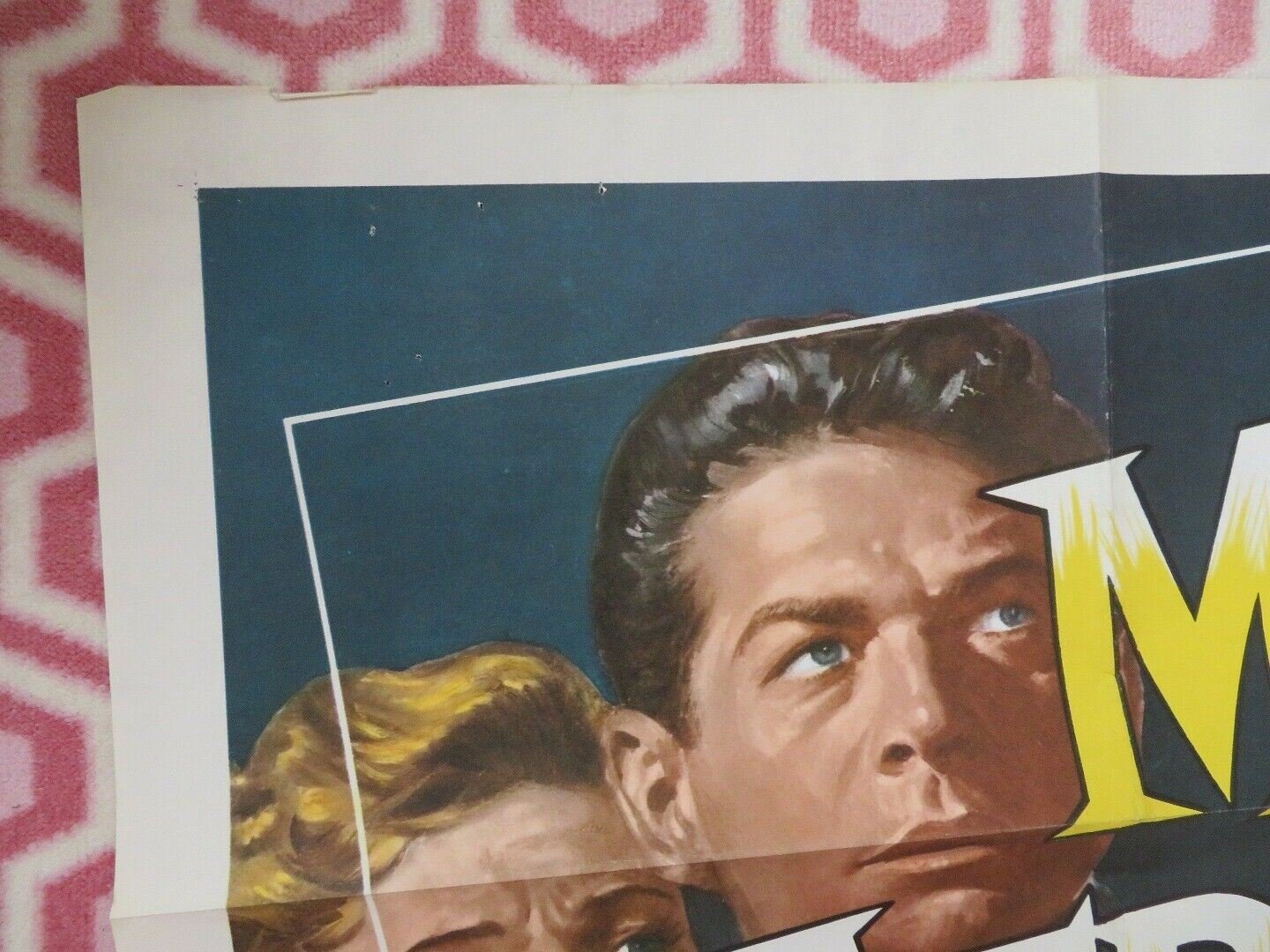 MAN AFRAID US ONE SHEET POSTER GEORGE NADER 1957 Movie posters
