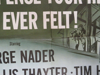 MAN AFRAID US ONE SHEET POSTER GEORGE NADER 1957 Movie posters