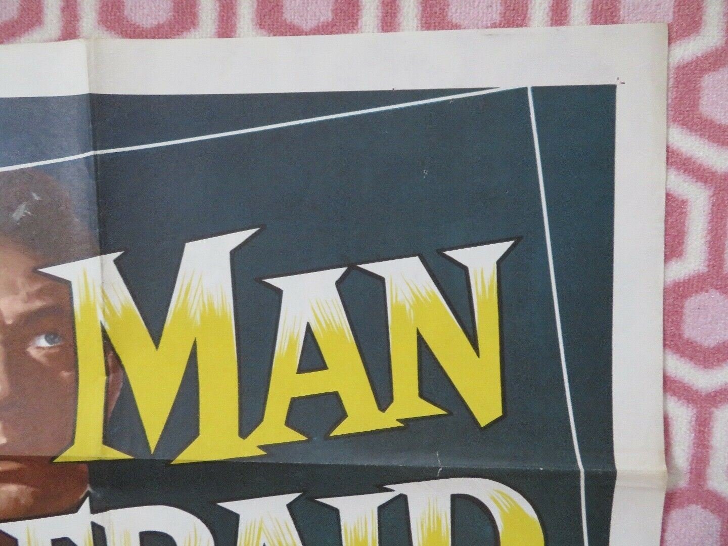 MAN AFRAID US ONE SHEET POSTER GEORGE NADER 1957 Movie posters