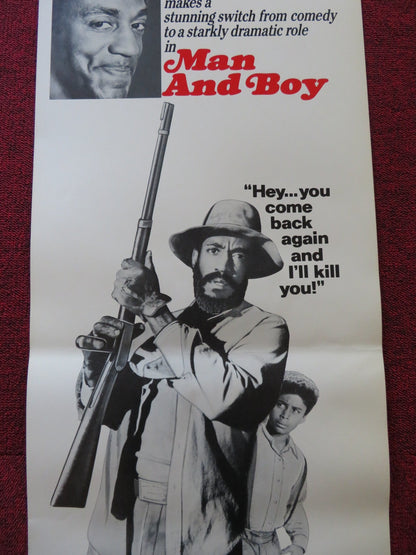 MAN AND BOY US INSERT (14"x 36") POSTER BILL COSBY GLORIA FOSTER 1971 Rendezvous Cinema Movie posters