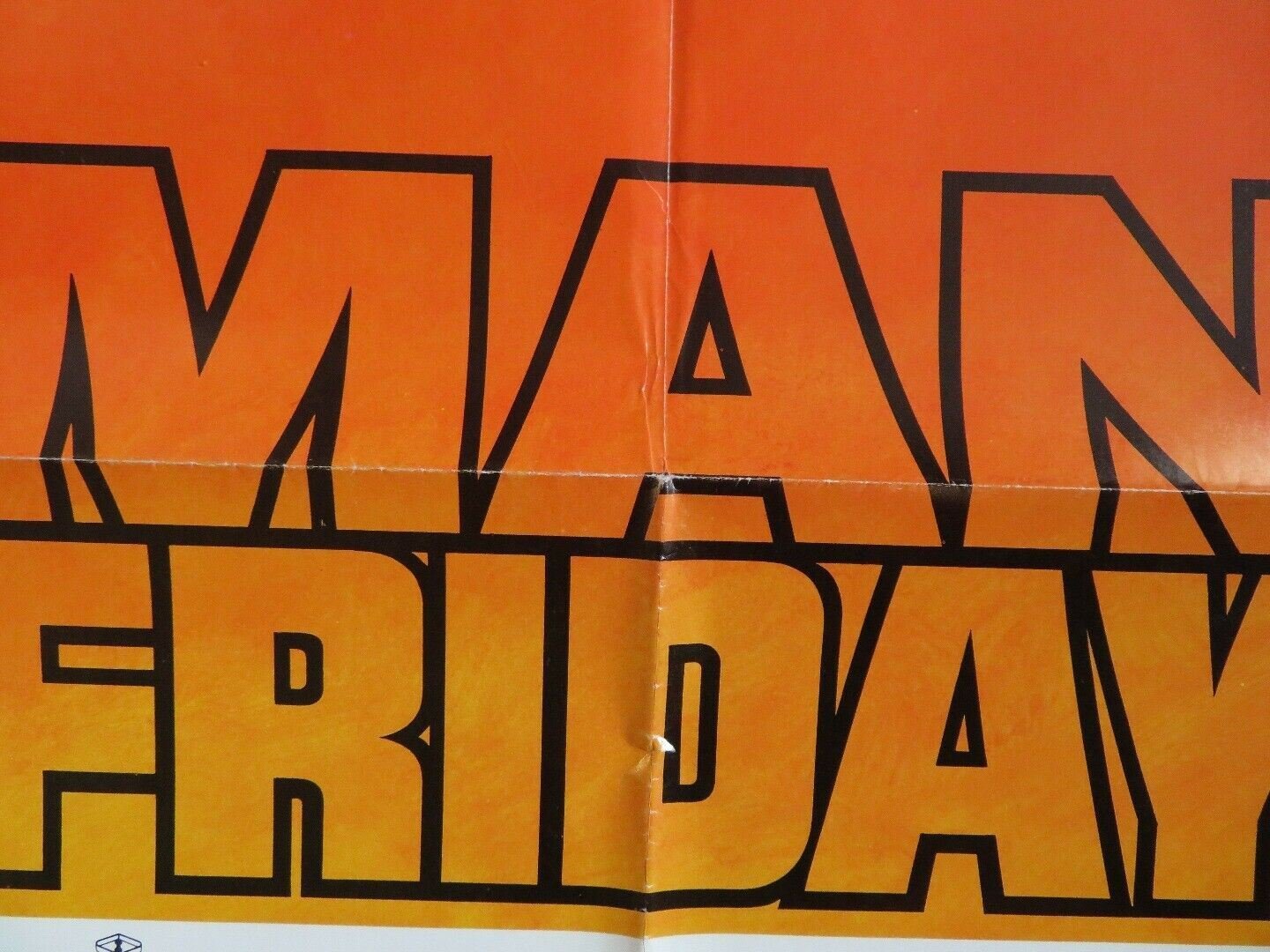 MAN FRIDAY US ONE SHEET POSTER PETER O'TOOLE RICHARD ROUNDTREE 1975 Movie posters