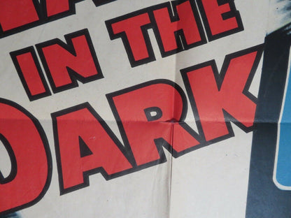 MAN IN THE DARK STYLE 1A FOLDED US ONE SHEET POSTER EDMOND O'BRIEN 1953 - Rendezvous Cinema