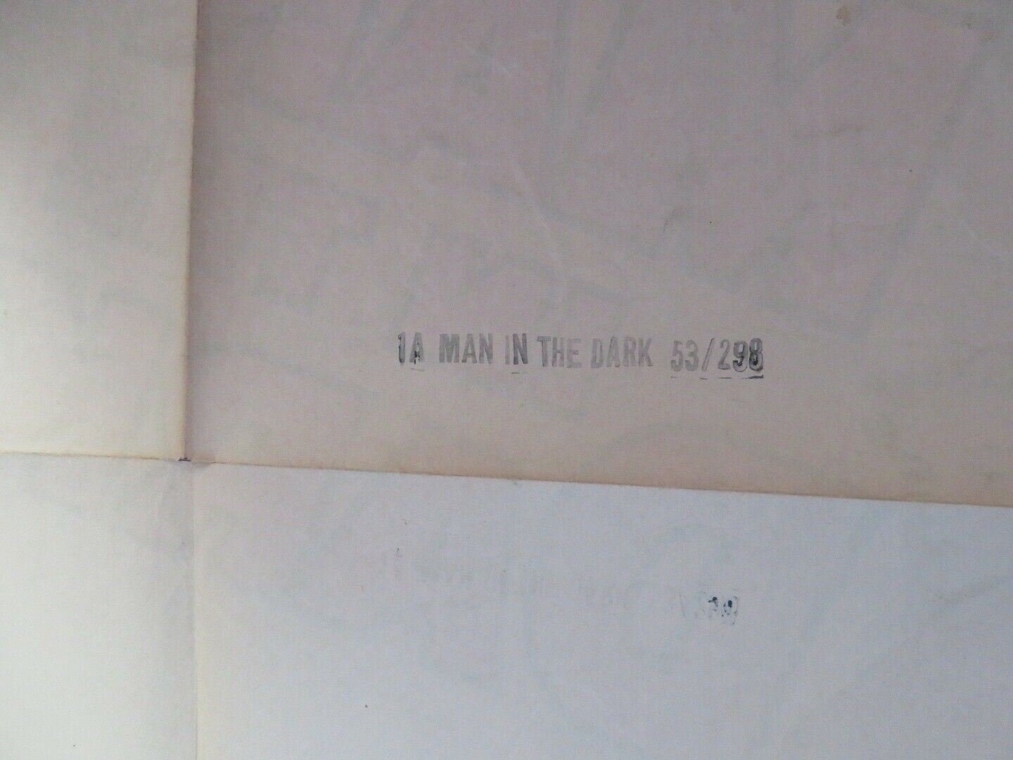 MAN IN THE DARK STYLE 1A FOLDED US ONE SHEET POSTER EDMOND O'BRIEN 1953 - Rendezvous Cinema