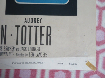 MAN IN THE DARK STYLE 1A FOLDED US ONE SHEET POSTER EDMOND O'BRIEN 1953 - Rendezvous Cinema