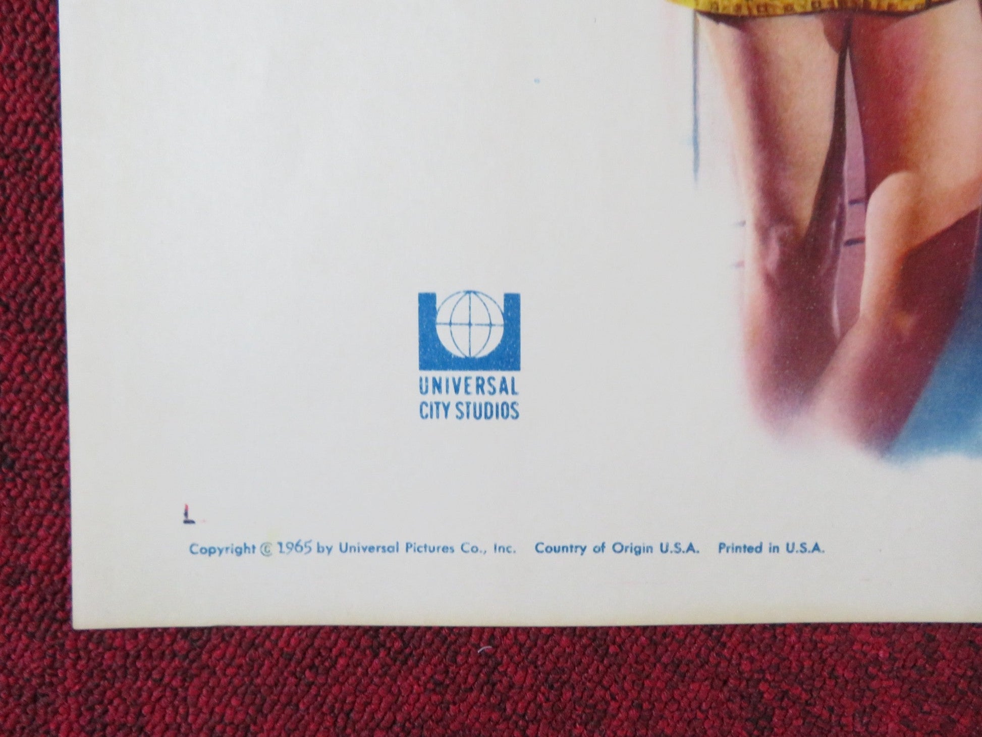 MAN IN THE DARK US HALF SHEET (22"x 28") POSTER WILLIAM SYLVESTER 1965 Rendezvous Cinema Movie posters