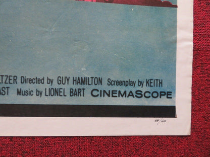 MAN IN THE MIDDLE FOLDED US ONE SHEET POSTER ROBERT MITCHUM FRANCE NUYEN 1964 Movie posters