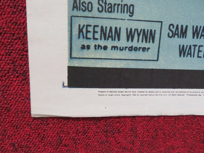 MAN IN THE MIDDLE FOLDED US ONE SHEET POSTER ROBERT MITCHUM FRANCE NUYEN 1964 Movie posters