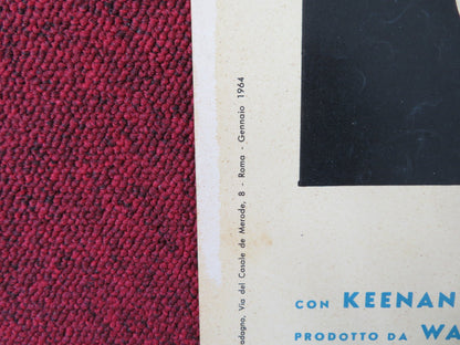 MAN IN THE MIDDLE ITALIAN LOCANDINA POSTER ROBERT MITCHUM FRANCE NUYEN 1964 Rendezvous Cinema Movie posters