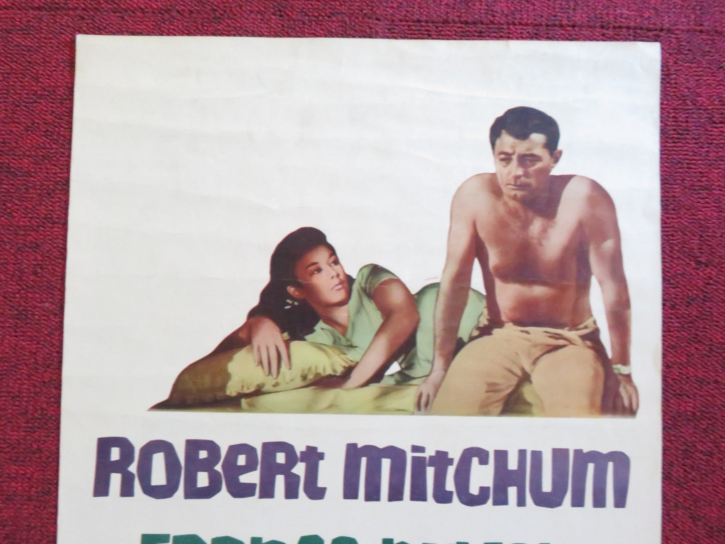 MAN IN THE MIDDLE US INSERT (14"x 36") POSTER ROBERT MITCHUM FRANCE NUYEN 1964 Rendezvous Cinema Movie posters
