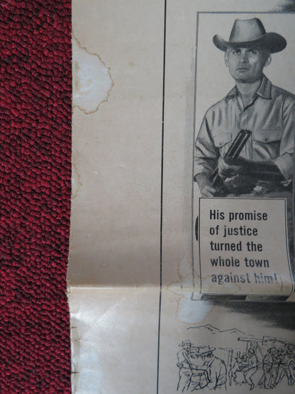 MAN IN THE SHADOW - PRESSBOOK UNCUT UNIVERSAL INTERNATIONAL CHANDLER WELLES 1957 Rendezvous Cinema Movie posters