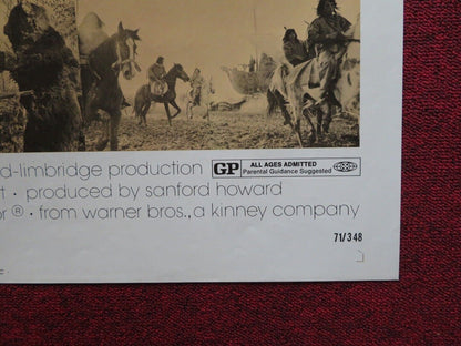 MAN IN THE WILDERNESS FOLDED US ONE SHEET POSTER RICHARD HARRIS 1971 Movie posters