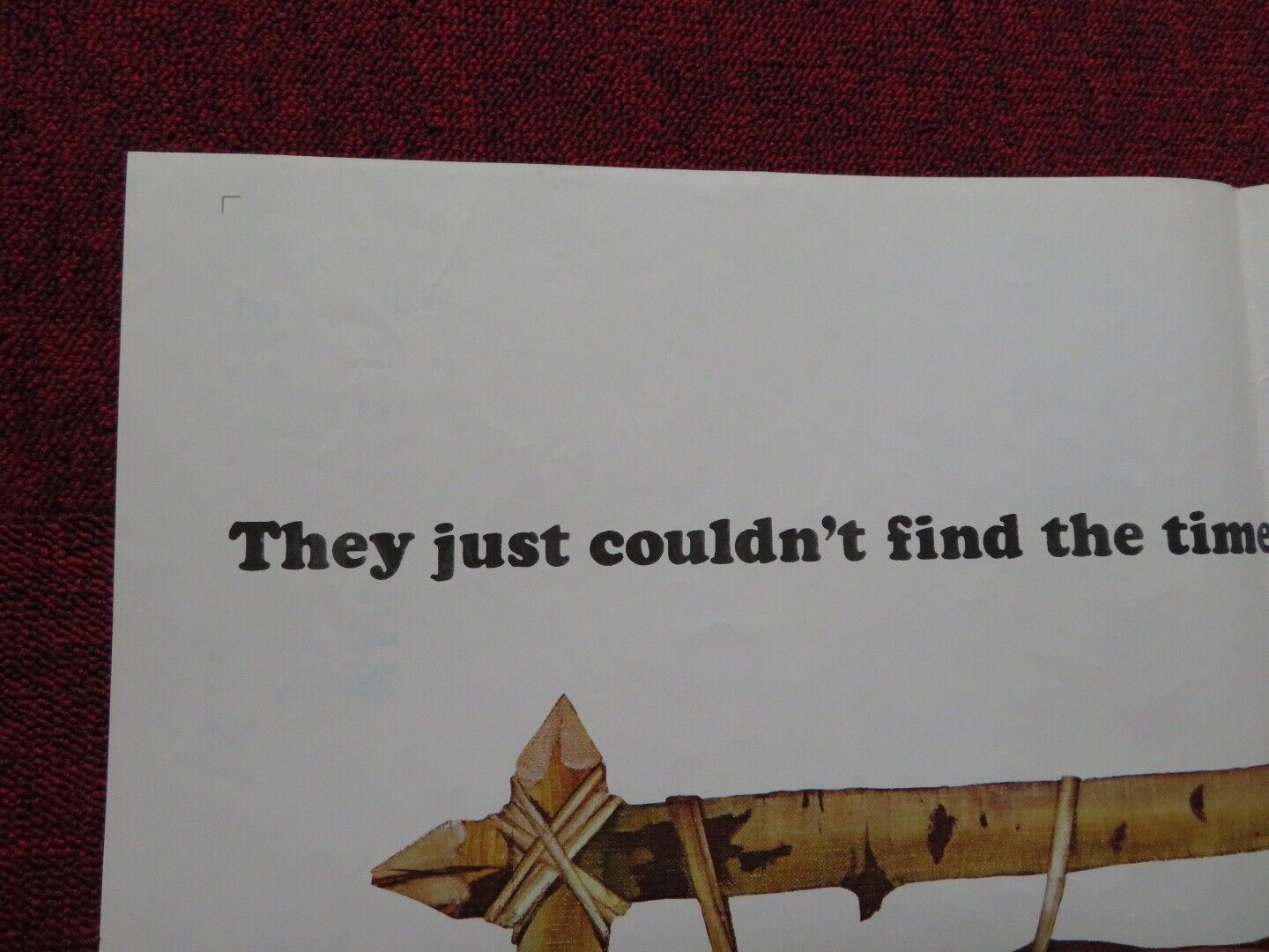 MAN IN THE WILDERNESS FOLDED US ONE SHEET POSTER RICHARD HARRIS 1971 Movie posters