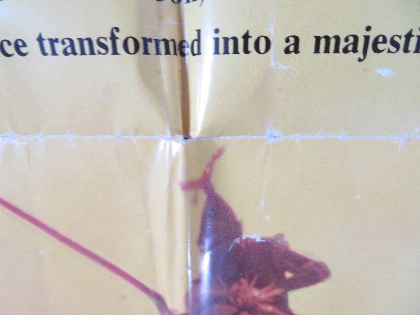 MAN OF LA MANCHA - ADVANCE FOLDED US ONE SHEET POSTER PETER O'TOOLE LOREN 1972 Rendezvous Cinema Movie posters