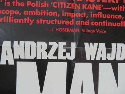 MAN OF MARBLE FOLDED US ONE SHEET POSTER ANDRZEJ WAJDA 1977 - Rendezvous Cinema