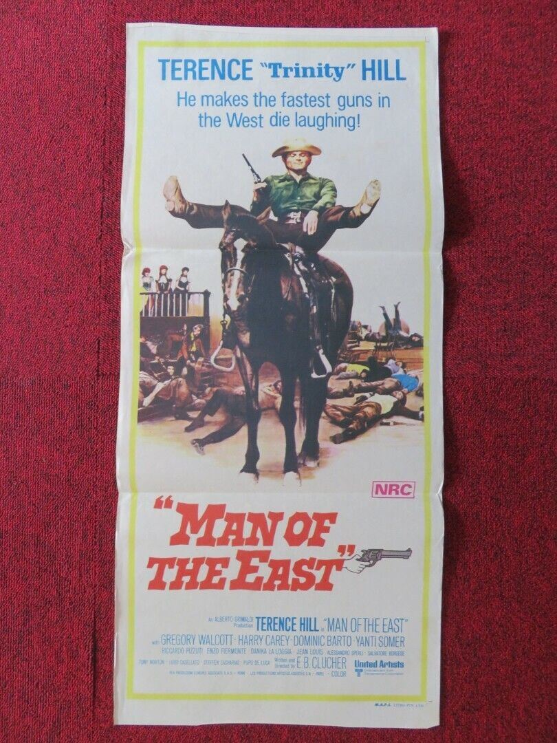 MAN OF THE EAST FOLDED AUSTRALIAN DAYBILL POSTER TERENCE HILL GREGORY WALCOTT Movie posters