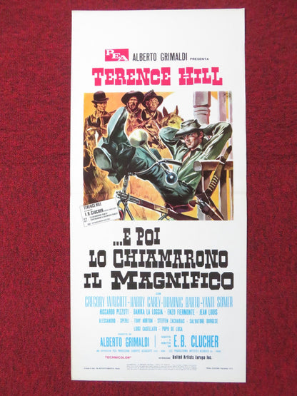 MAN OF THE EAST ITALIAN LOCANDINA POSTER TERENCE HILL GREGORY WALCOTT 1972 Rendezvous Cinema Movie posters