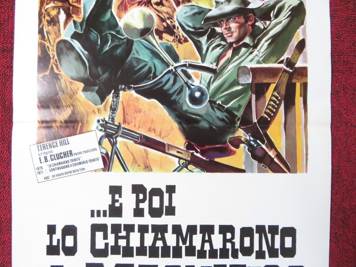 MAN OF THE EAST ITALIAN LOCANDINA POSTER TERENCE HILL GREGORY WALCOTT 1972 Rendezvous Cinema Movie posters