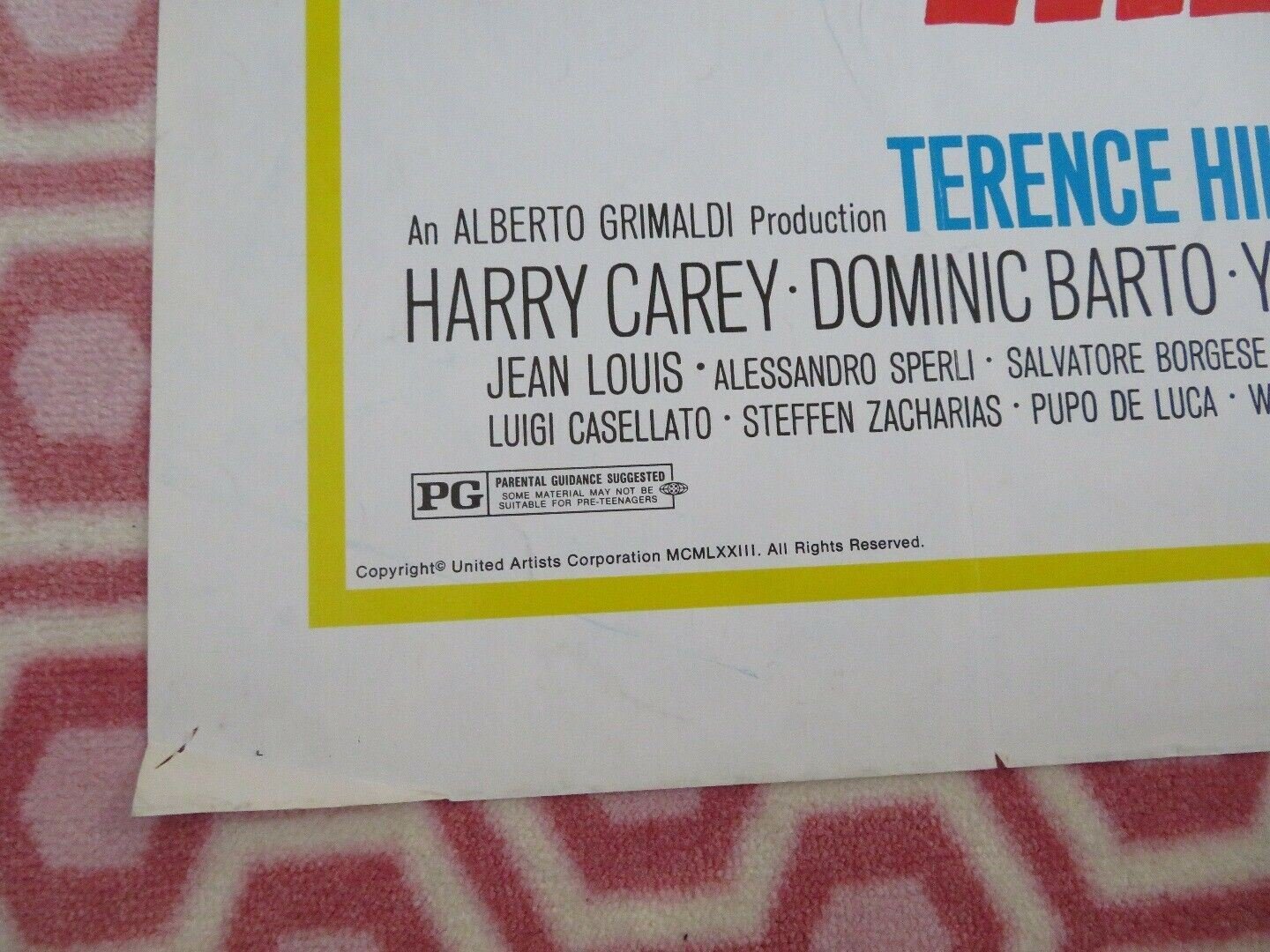 MAN OF THE EAST US ONE SHEET POSTER TERENCE HILL GREGORY WALLOTT 1973 - Rendezvous Cinema