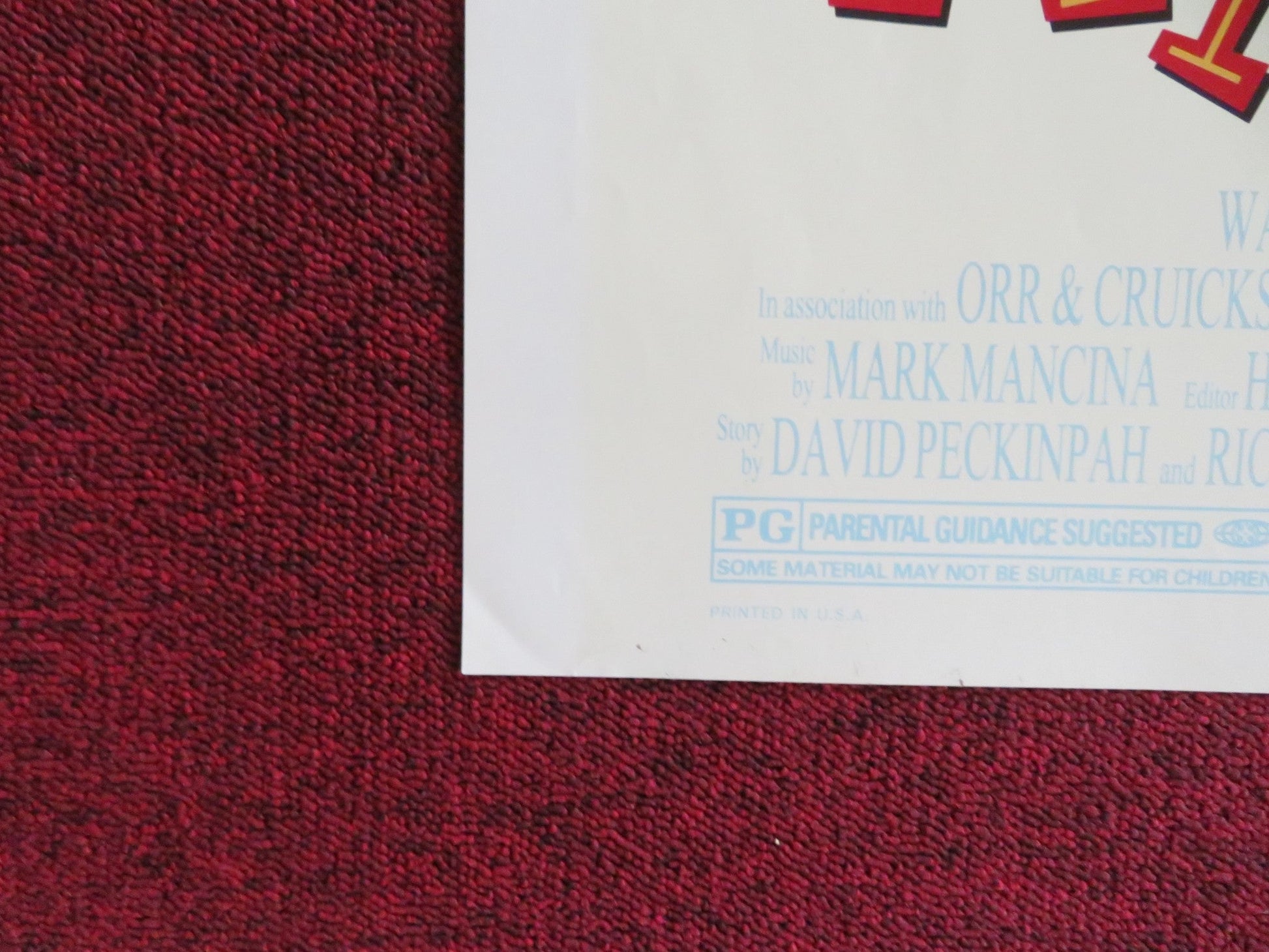 MAN OF THE HOUSE FOLDED US ONE SHEET POSTER DISNEY CHEVY CHASE F. FAWCETT 1995 Rendezvous Cinema Movie posters