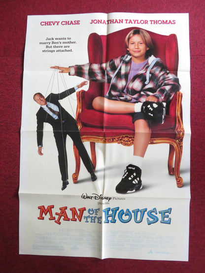 MAN OF THE HOUSE FOLDED US ONE SHEET POSTER DISNEY CHEVY CHASE F. FAWCETT 1995 Rendezvous Cinema Movie posters