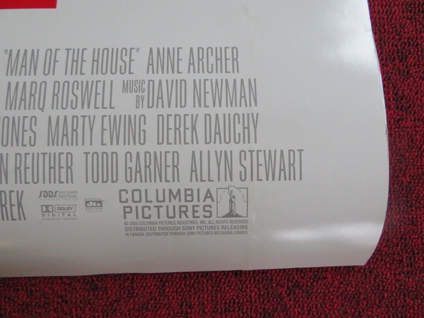 MAN OF THE HOUSE US ONE SHEET ROLLED POSTER TOMMY LEE JONES 2005 Movie posters