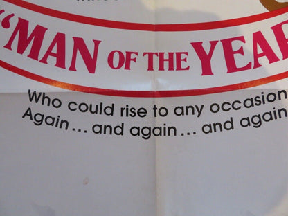 MAN OF THE YEAR / Homo Eroticus FOLDED US ONE SHEET POSTER ROSSANA PODESTA 1971 - Rendezvous Cinema