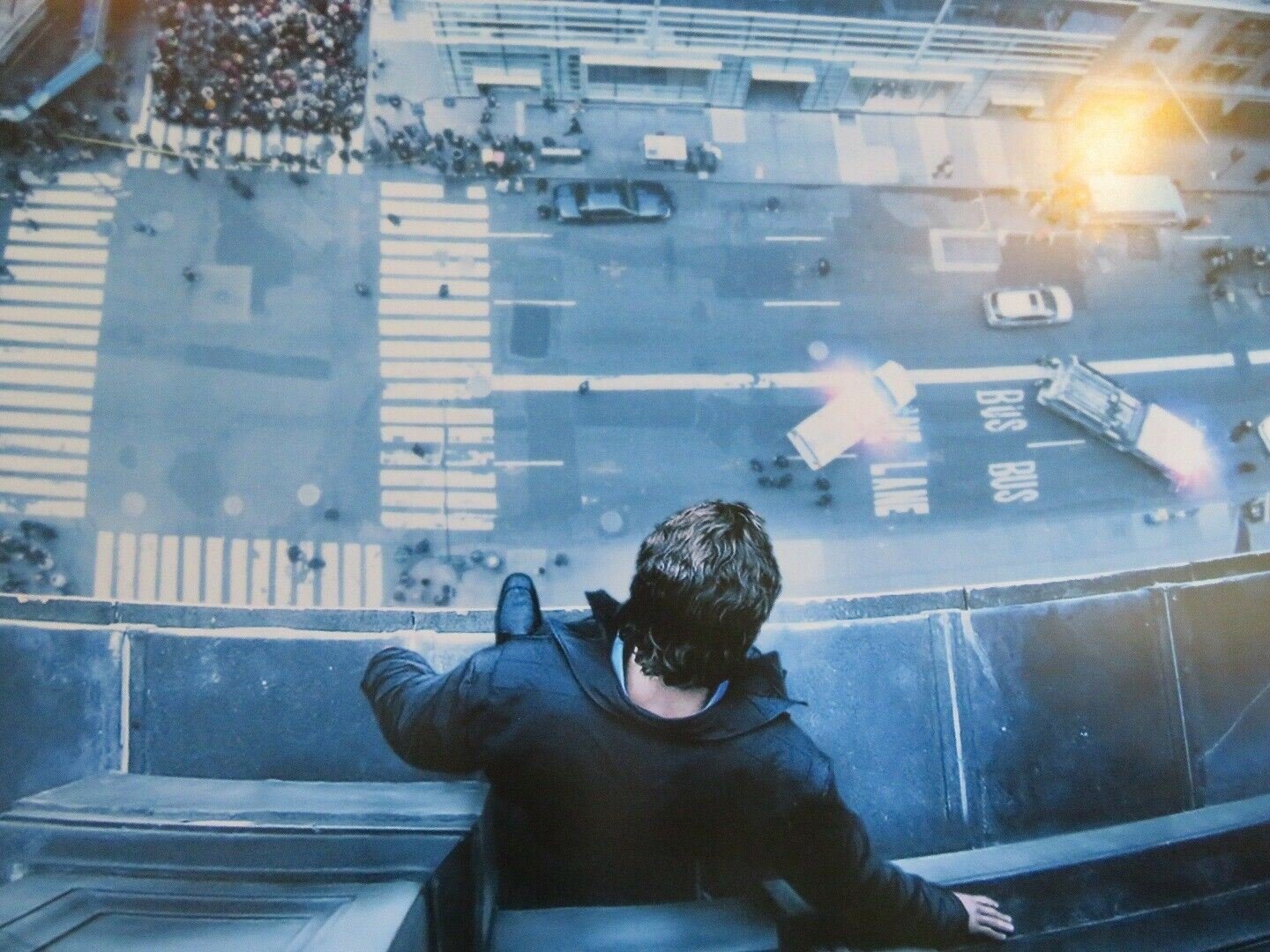 MAN ON A LEDGE US ONE SHEET ROLLED POSTER ED HARRIS SAM WORTHINGTON 2012 Movie posters