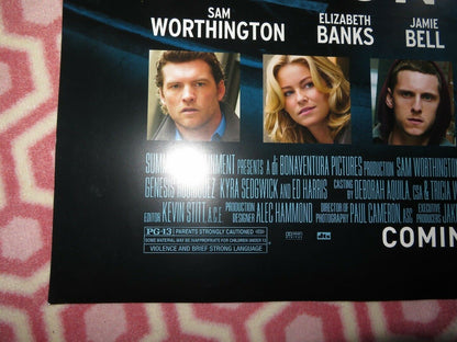 MAN ON A LEDGE US ONE SHEET ROLLED POSTER ED HARRIS SAM WORTHINGTON 2012 Movie posters