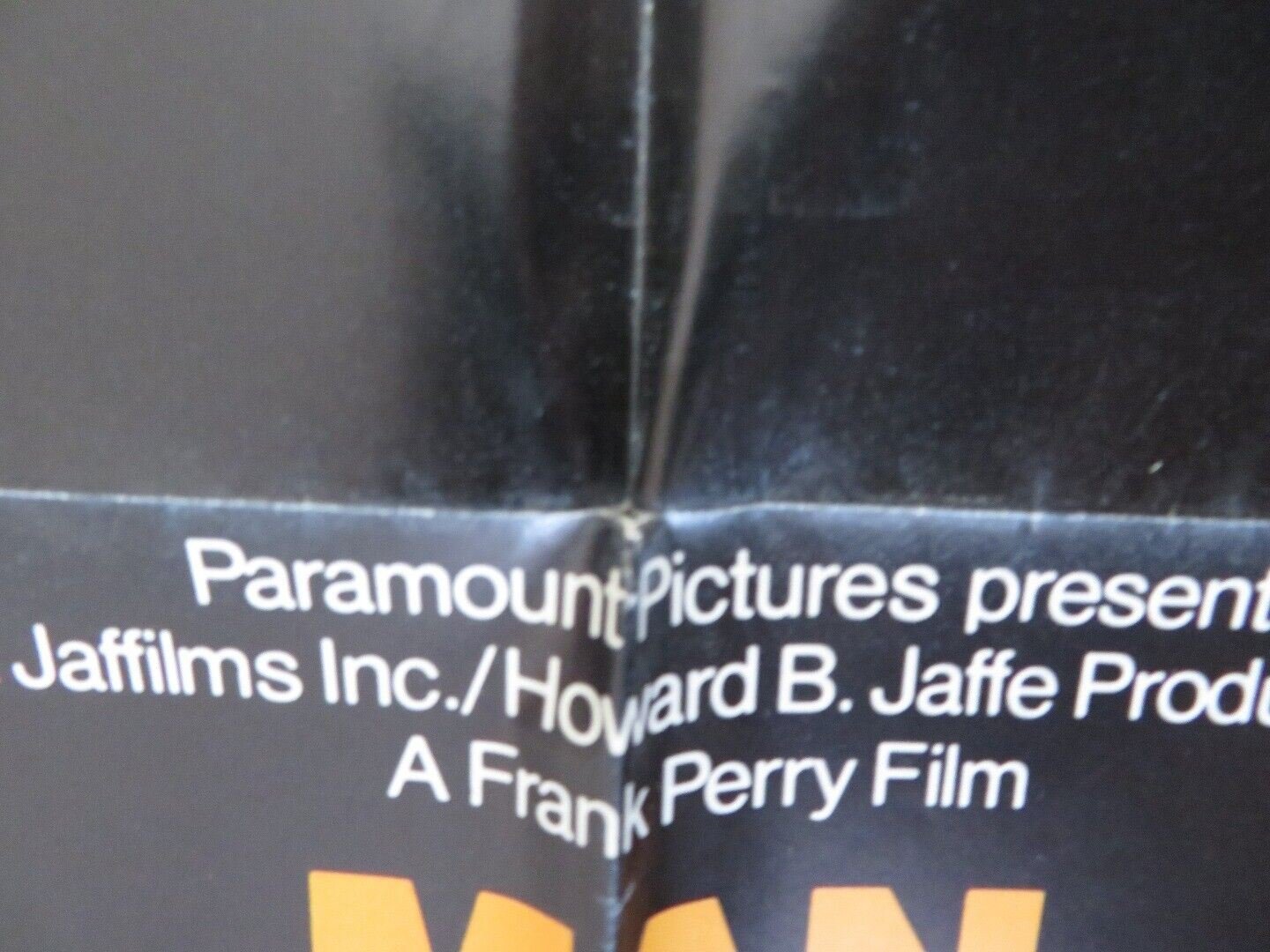 MAN ON A SWING FOLDED US ONE SHEET POSTER CLIFF ROBERTSON JOEL GREY 1974 Movie posters