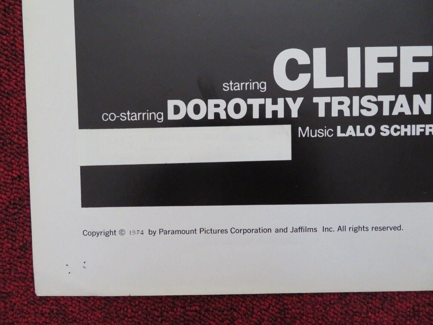 MAN ON A SWING FOLDED US ONE SHEET POSTER CLIFF ROBERTSON JOEL GREY 1974 Movie posters