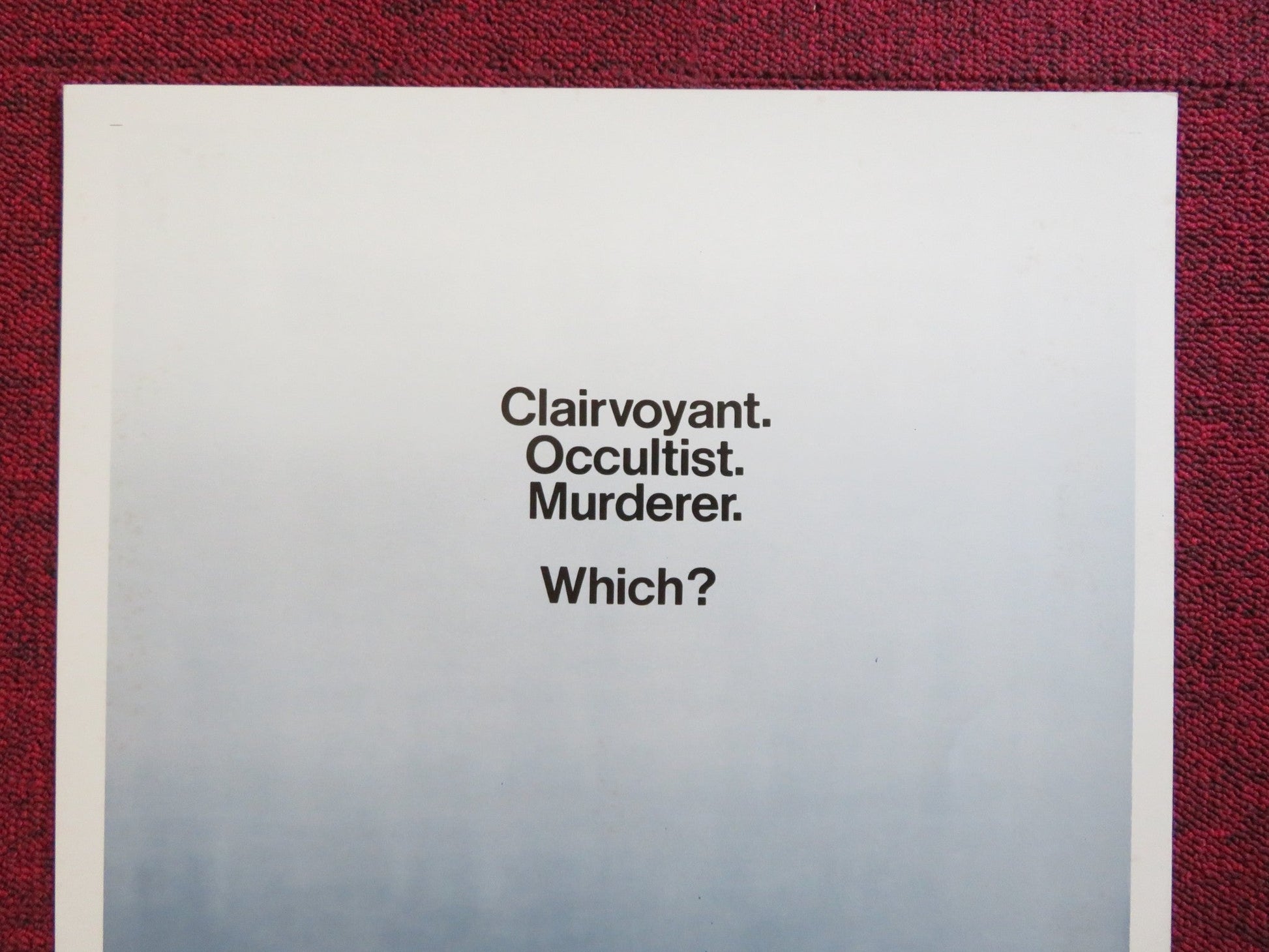 MAN ON A SWING US INSERT (14"x 36") POSTER CLIFF ROBERTSON JOEL GREY 1974 Rendezvous Cinema Movie posters