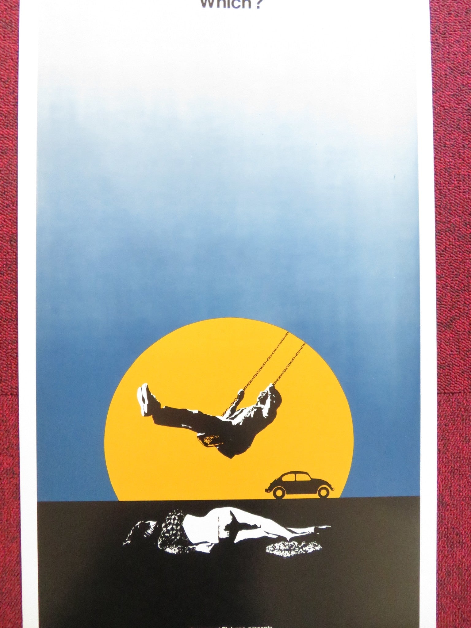 MAN ON A SWING US INSERT (14"x 36") POSTER CLIFF ROBERTSON JOEL GREY 1974 Rendezvous Cinema Movie posters