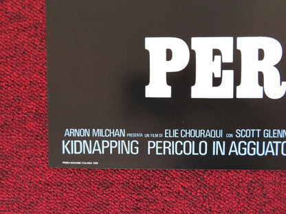 MAN ON FIRE - D ITALIAN FOTOBUSTA POSTER SCOTT GLEN JADE MALLE 1987 Rendezvous Cinema Movie posters